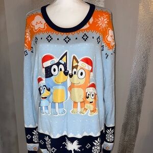Bluey Adult Oversized‎ Sweater XL Ugly Sweater Men’s Ladies Unisex